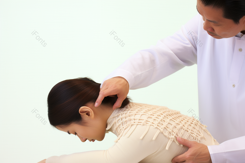 老中医帮助女性拉伸复健按摩放松推拿摄影图,高清,摄影图,摄影图片,图片大全,摄影图免费下载